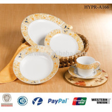 Ensembles de dîner en porcelaine ronde 20pcs bon marché en Chine